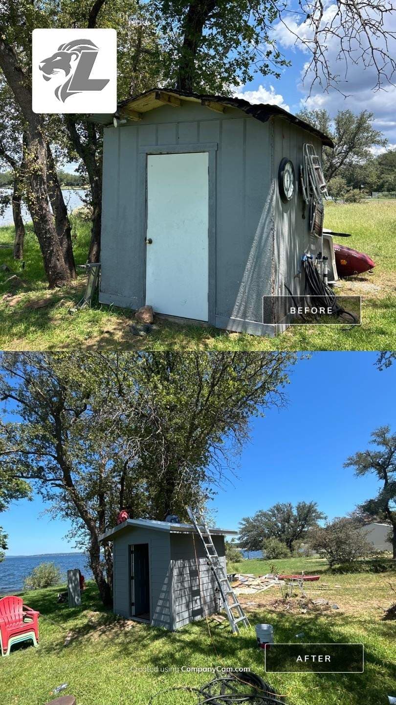 Gallery photos for Double Lock Standing Seam Metal Roof on a Lake Buchanan AirBNB: Image #3