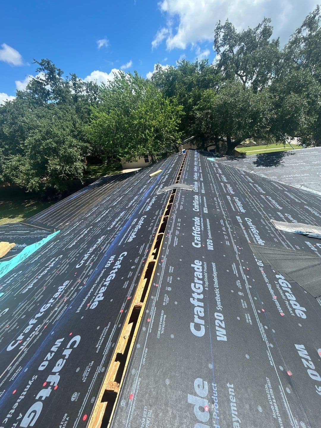 Gallery photos for Full Roof Replacement After Hail Damage in Marble Falls TX: Image #2