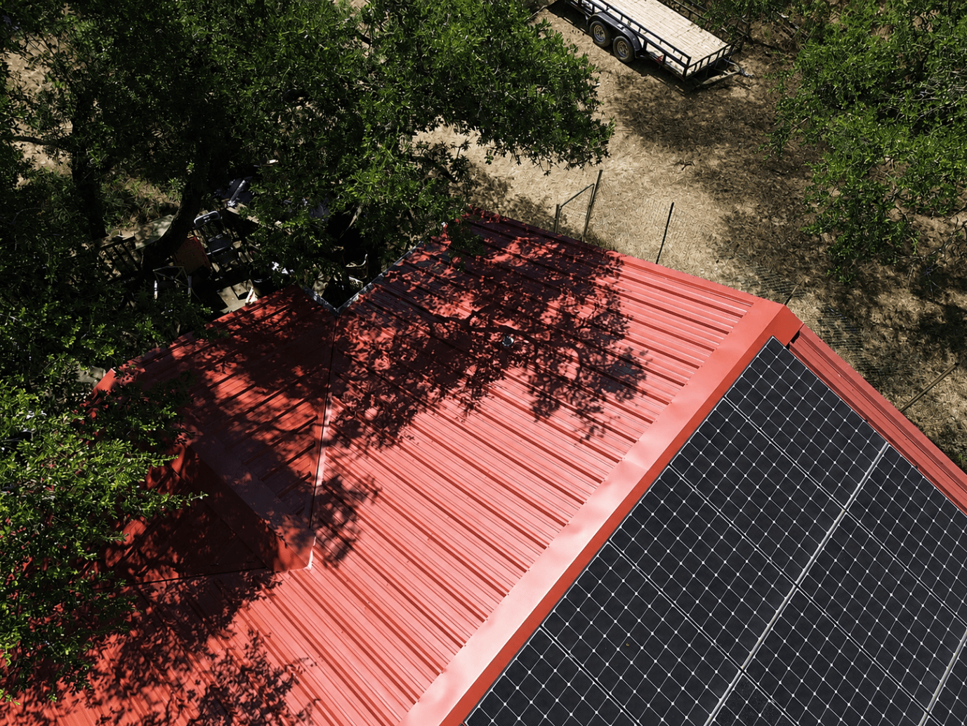 Aging Tile Roof Replaced with Metal in Spicewood image